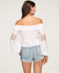 Ramy Brook Embellished Marla Off-The-Shoulder Top