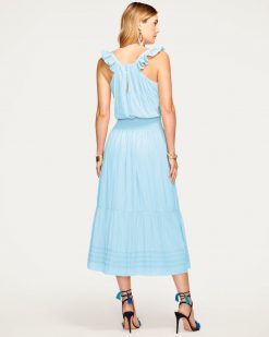 Ramy Brook Chloe Tiered Midi Dress Clothing
