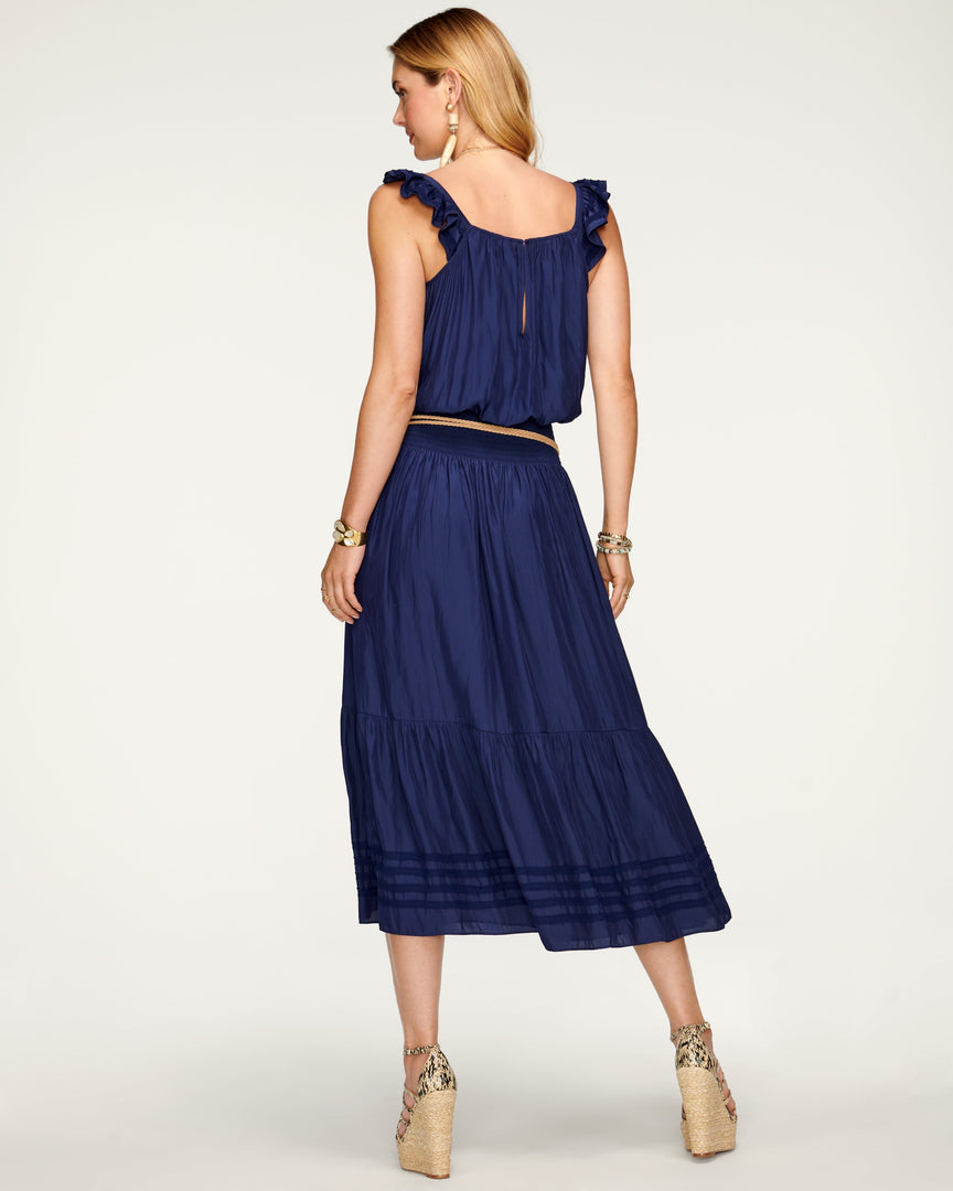 Ramy Brook Chloe Tiered Midi Dress Clothing
