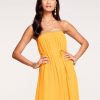Ramy Brook Julia Strapless Midi Dress Clothing