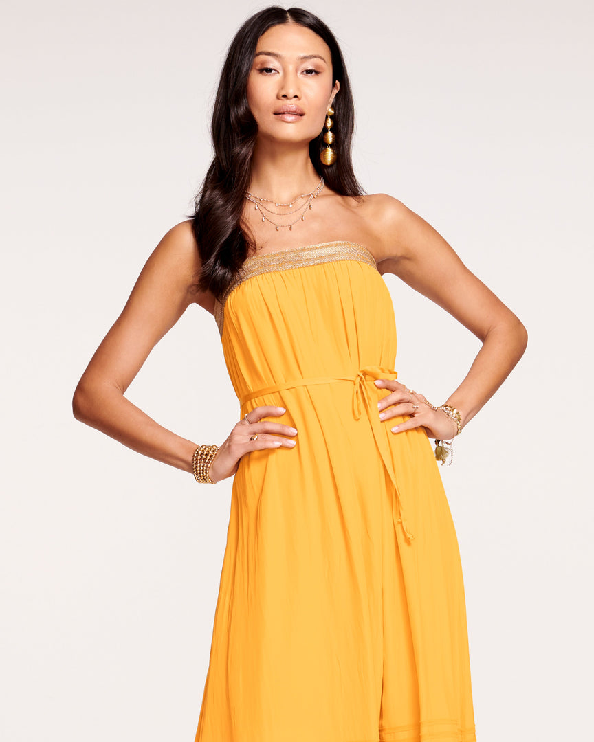Ramy Brook Julia Strapless Midi Dress Clothing