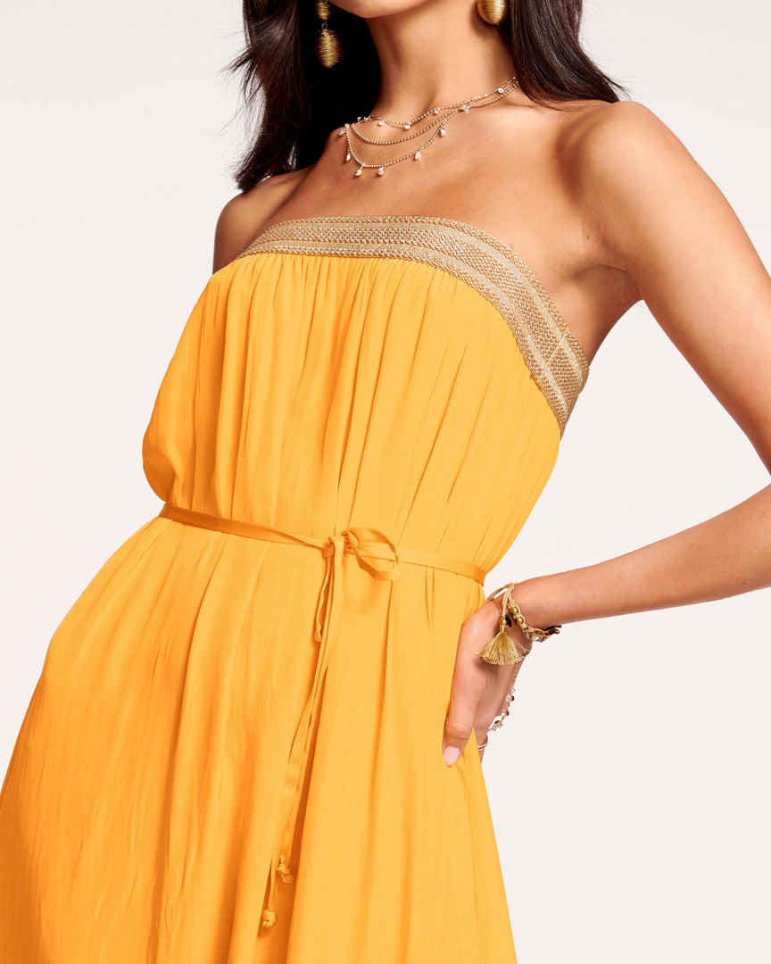 Ramy Brook Julia Strapless Midi Dress Clothing