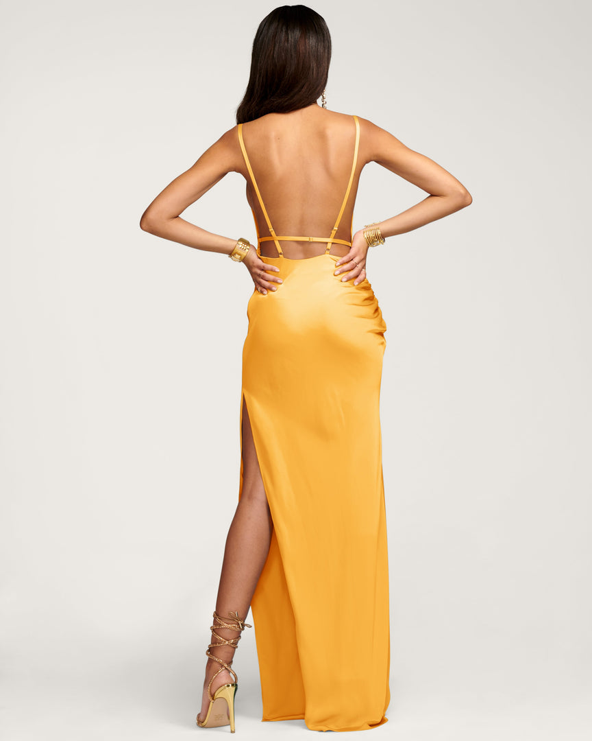 Ramy Brook Clothing Marie Cowl Neck Maxi Dress