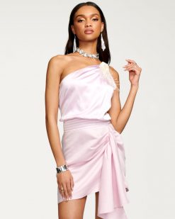 Ramy Brook Susie One-Shoulder Mini Dress Wedding Guest Edit