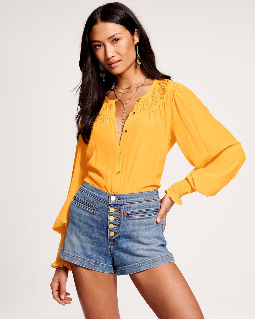 Ramy Brook Isla Puff Sleeve Blouse