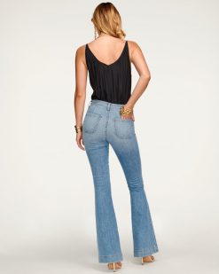 Ramy Brook Cindy High-Rise Flare Jean Clothing