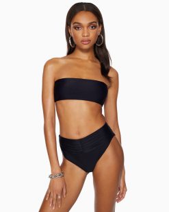 Ramy Brook Clothing Ivo Ruched Bikini Bottom