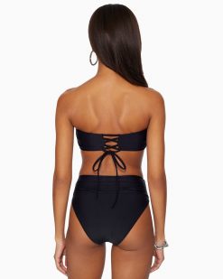 Ramy Brook Clothing Ivo Ruched Bikini Bottom