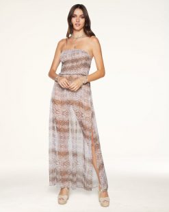 Ramy Brook Swim Printed Calista Coverup Maxi Dress