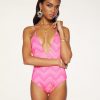 Ramy Brook Reversible Printed Zuma Plunge One Piece Swimsuit