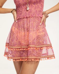 Ramy Brook Printed Ro Coverup Mini Dress Swim