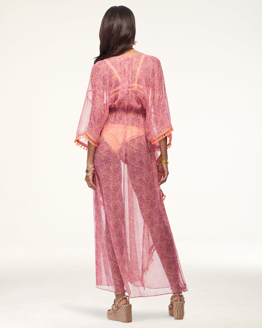 Ramy Brook Printed Willa Coverup Maxi Dress Swim