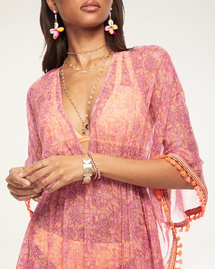 Ramy Brook Printed Willa Coverup Maxi Dress Swim