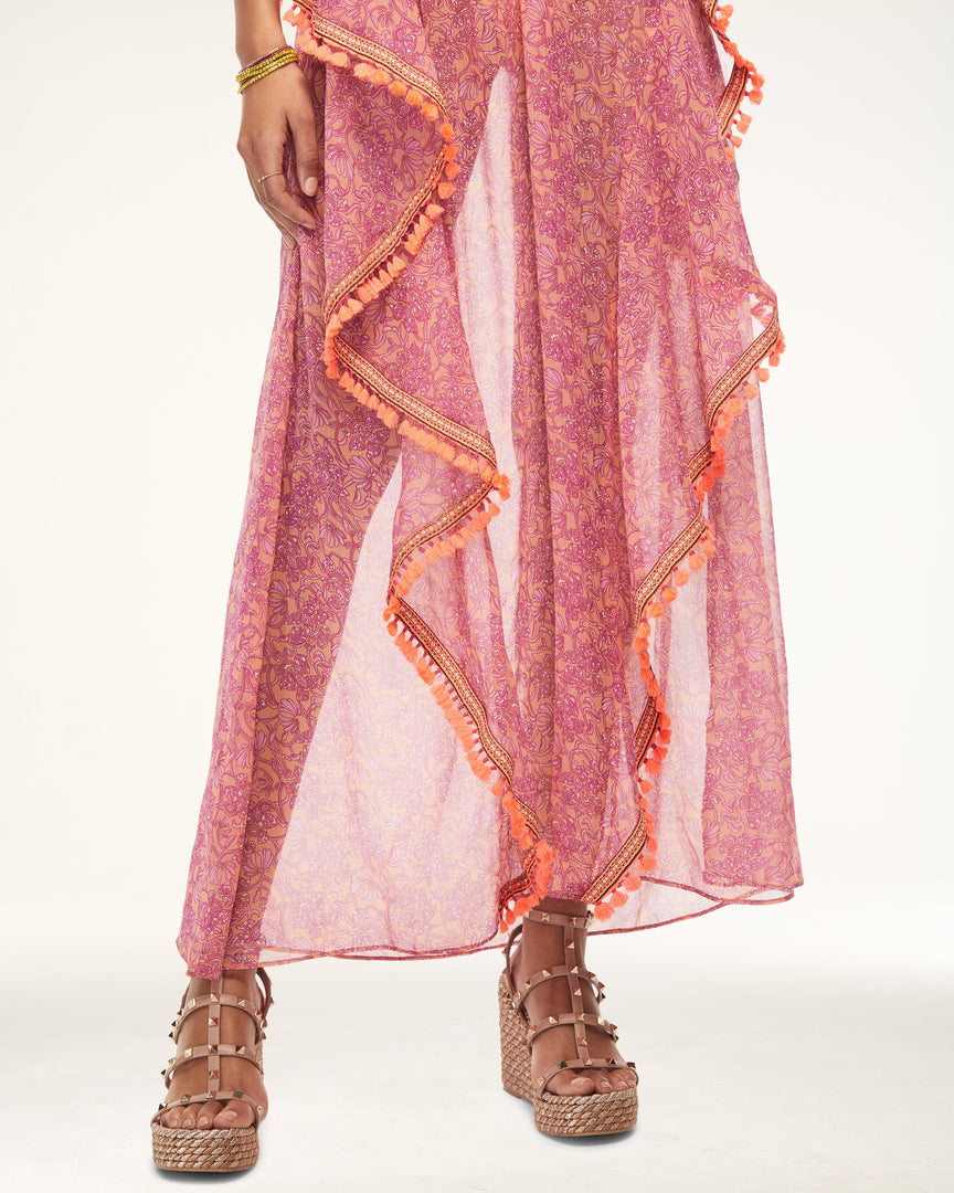 Ramy Brook Printed Willa Coverup Maxi Dress Swim