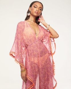 Ramy Brook Printed Willa Coverup Maxi Dress Swim