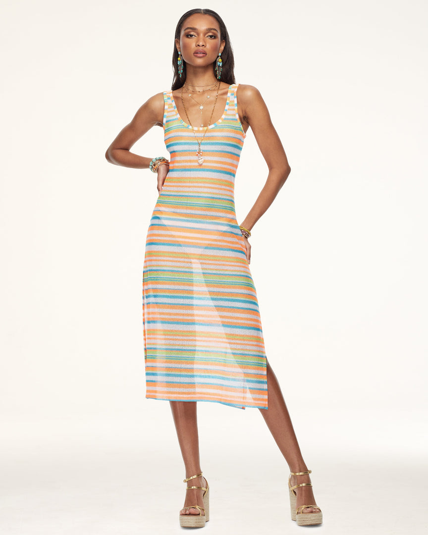 Ramy Brook Swim Violet Coverup Midi Dress