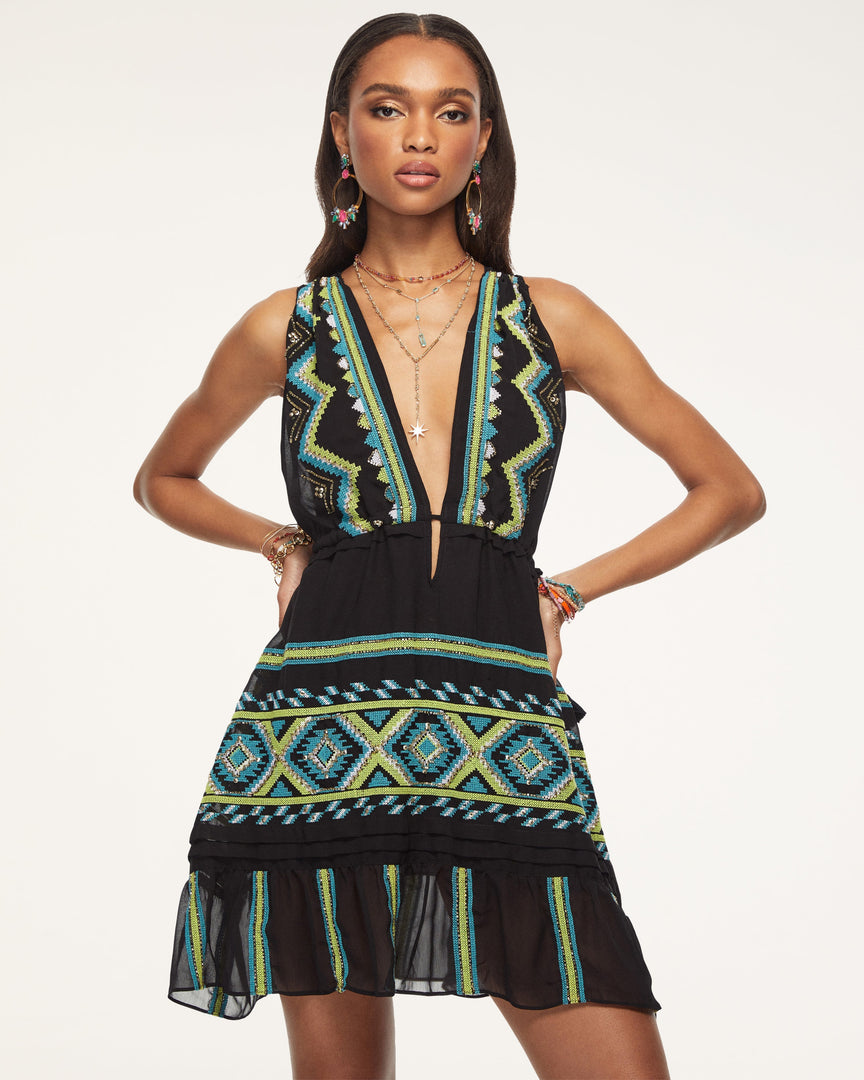 Ramy Brook Swim Kendyl Coverup Mini Dress