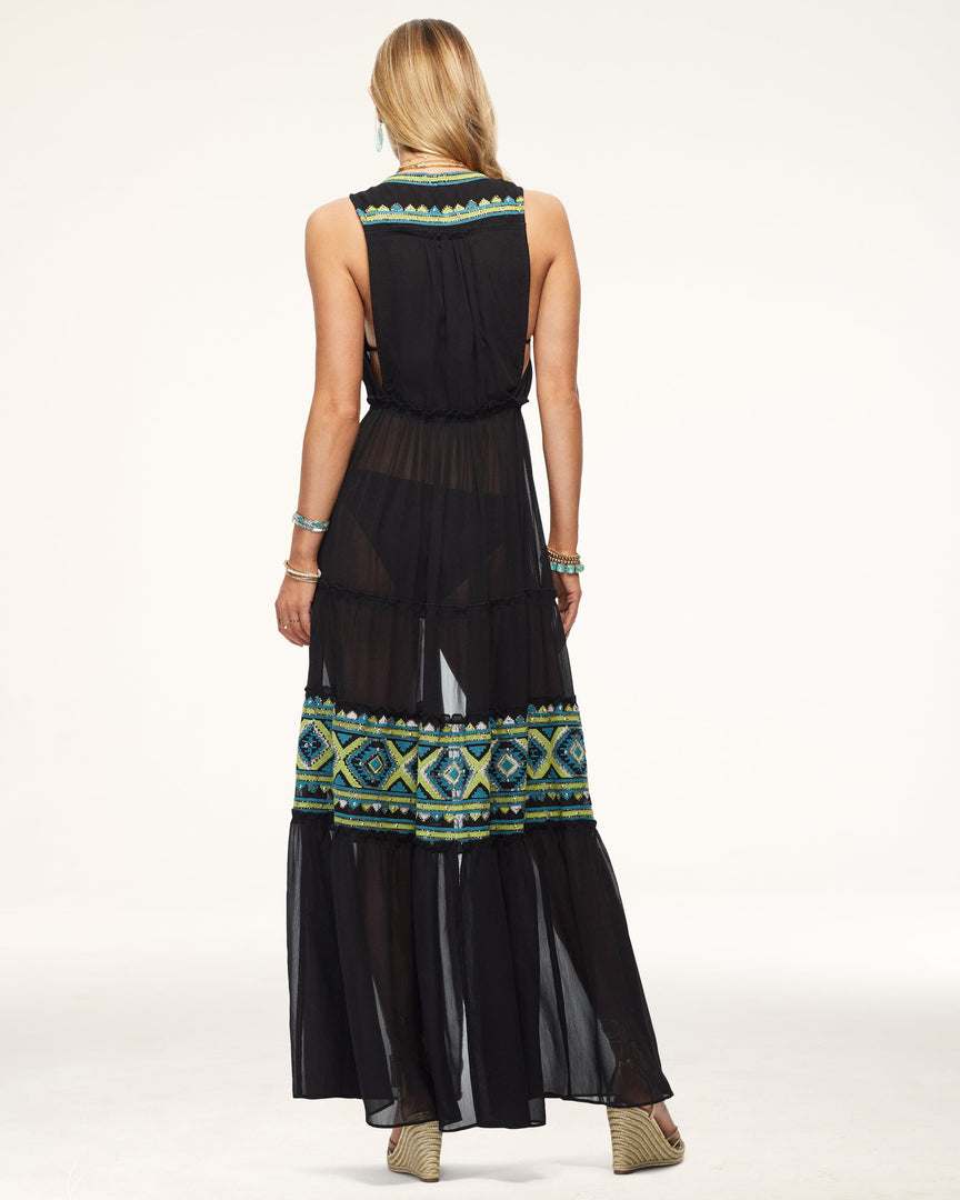 Ramy Brook Lucy Coverup Maxi Dress Swim