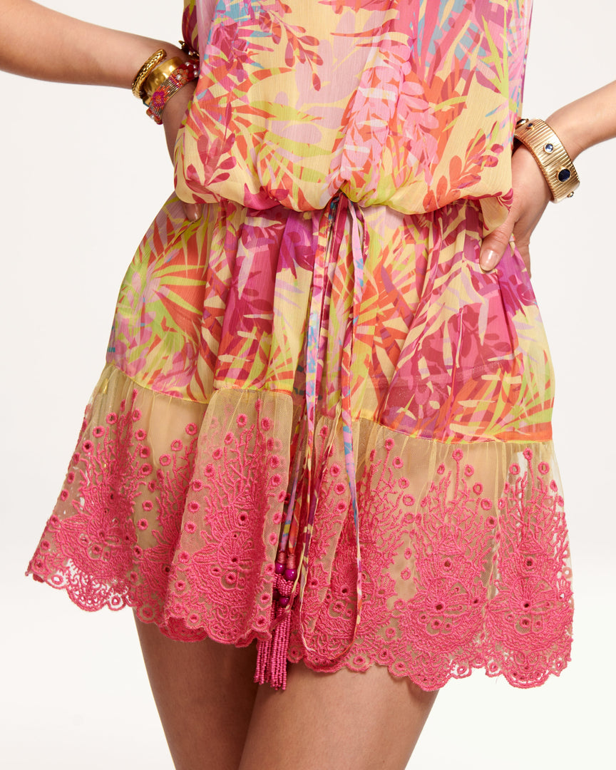 Ramy Brook Clothing Printed Raven Coverup Mini Dress